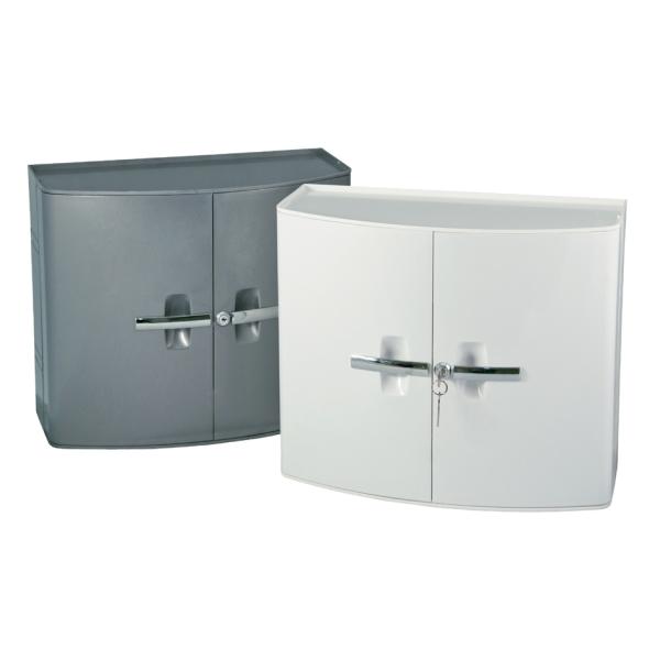 LEINA Verbandschrank Sani Cab, ohne Inhalt, silber REF 22073 (4011166220733)