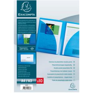 Präsentationsmappe, aus PP, DIN A4, kristallklar EXACOMPTA 3967E (3130630039679)