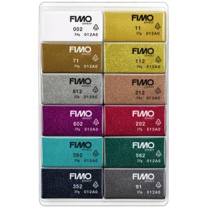 Modelliermasse-Set 'sparkle', 12er Set FIMO 8013 C12-4 (4007817096543)