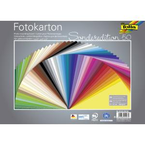 Folia Fotokarton Sonderedition 50 Farbsortiert 300 G/qm 50 Blatt 6125/50 99 (4001868049275)