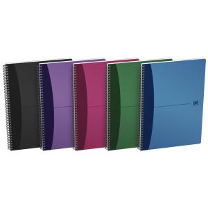 Office Urban Mix Spiralbuch A4, 7 mm liniert 90 Blatt sortiert OXFORD 100101918 (3020120024073)