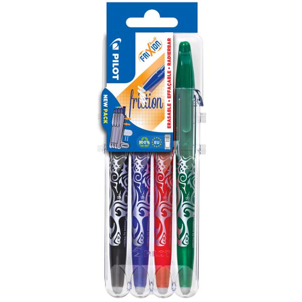 Tintenroller FRIXION BALL 07 Set2Go, 4er Etui Fun PILOT 573463 (3131910573463)
