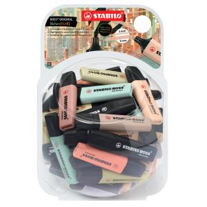 Textmarker BOSS ORIGINAL NatureCOLORS, 60er Display STABILO 70/60-2-1 (4006381603195)