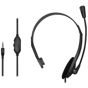 Mono Headset, mit Mikrofon, 3, 5 mm Klinkenstecker LogiLink HS0054 (4052792064131)