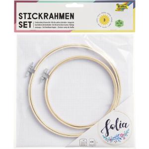 Stickrahmen Set, 3-teilig folia 23401 (4001868065640)