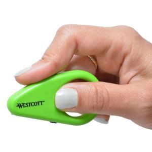 Mini-Cutter, Kartonöffner, mit Keramikklinge, grün WESTCOTT E-16473 00 (4027521513716)