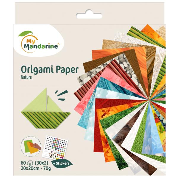 Origami-Faltblätter 'Papier Natur' My Mandarine 52503MD (3065500525030)