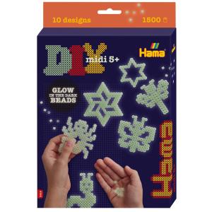 midi 'Nachtleuchtend', Geschenkpackung Hama Bügelperlen 3414 (0028178341459)