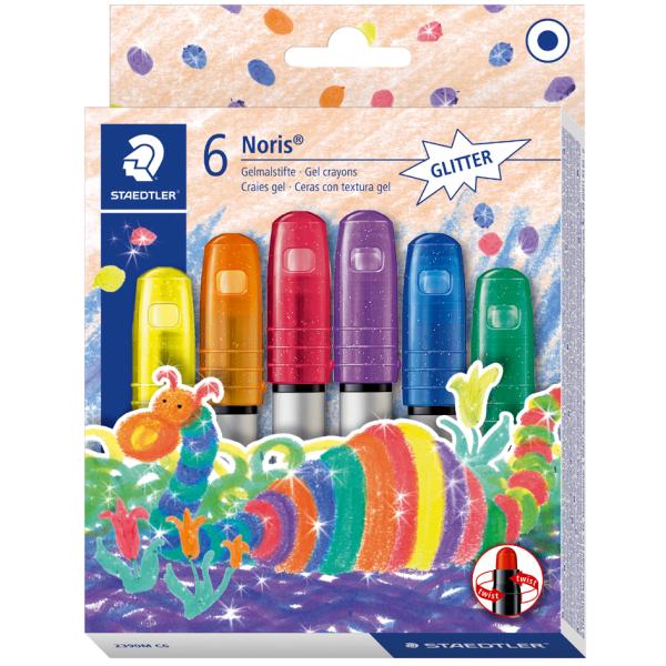 Gelmalstift Noris 'Glitter', 6er Kartonetui STAEDTLER 2390M C6 (4006608239022)