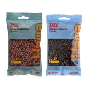 midi, nougat, im Beutel Hama Bügelperlen 207-76 (0028178207762)