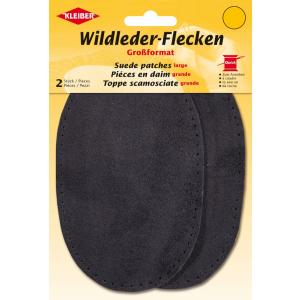 Wildleder-Aufnähflecken, 100 x 155 mm, dunkelgrau KLEIBER 85402 (4009691854028)