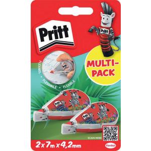 Korrekturroller Mini Flex, 4, 2 mm x 7 m, 2er Blister Pritt PRB22 (4057278014099)