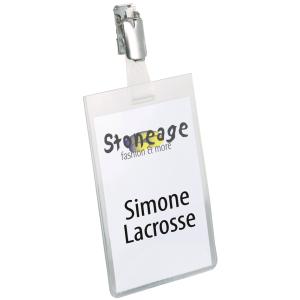 Namensschild, oben geschlossen, mit Clip, 60 x 90 mm DURABLE 800219 (4005546810027)