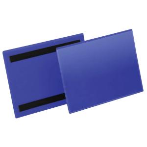 Durable Magnettaschen Blau 10,0 X 3,8 Cm, 50 St. 174107 (4005546109008)
