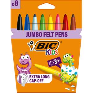 BIC KIDS Fasermaler Visacolor XL ecolutions, 8er Kartonetui Bic 8290063 (3270220010739)