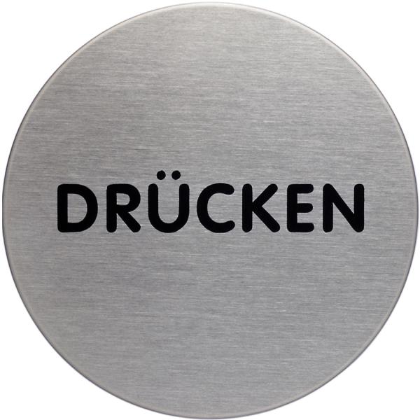 Piktogramm 'Ziehen', Durchmesser: 65 mm, silber DURABLE 4901-61 (4005546400105)