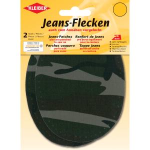 Jeans-Bügelflecken oval, 130 x 100 mm, pink KLEIBER 34518 (4009691345182)