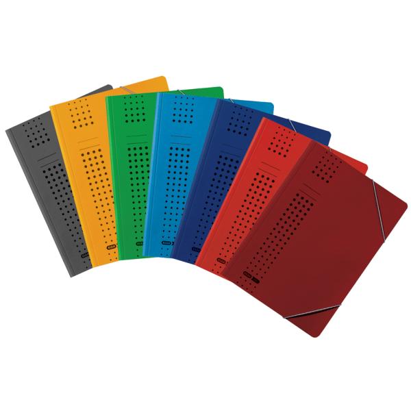 Eckspannermappe chic aus Karton, A4, rot ELBA 400010059 (4002030331112)