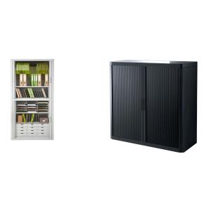 Rollladenschrank easyOffice, 2 Fachböden PAPERFLOW E1CT0009900042 (3660141926491)