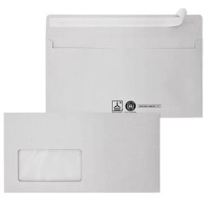 Briefumschlag Recycling, DIN lang, haftklebend MAILmedia 30124555 (4003928755836)