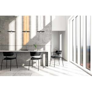 Besucherstuhl BISTRO, 4er Set, schwarz PAPERFLOW CHBISX4.01.01 (3660141232639)