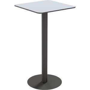 Garten-Stehtisch CROSS, (B)800 x (T)800 mm, schwarz PAPERFLOW TRCROS8080H.01 (3660141227123)