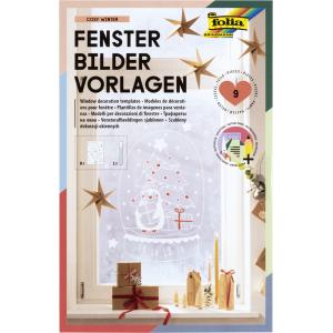 folia Fensterbilder Vorlagen Cosy Winter 15 Teile