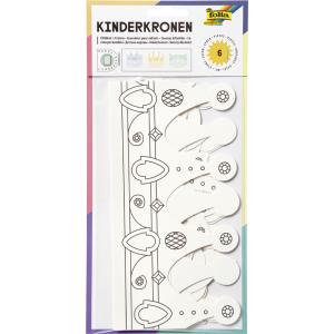 Kinderkronen, aus Pappe, verschiedene Modelle sortiert folia 23309 (4001868056129)