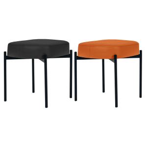 Sitzbank GAIA, Größe S, Kunstlederbezug, orange PAPERFLOW GBOSC.01.05 (3660141955538)