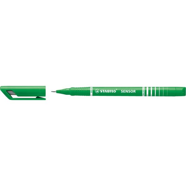 Fineliner mit gefederter Spitze SENSOR F fein Einzelstift blau STABILO 189/41 (4006381114189)
