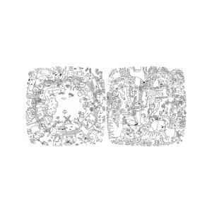 Maltisch KIDS 'UNTERWEGS', Höhe: 460 mm, 2er Set PAPERFLOW TK46X2.10.MA (3660141957822)