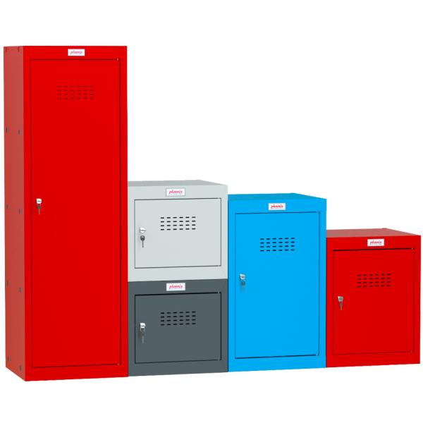 Würfel-Schließfach CL1244, Schlüsselschloss, blau phoenix CL1244BBK (5032548009820)