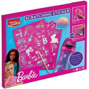 Creativ Kratzbilder-Sticker SCRATCHING STICKER Barbie Maped 907075 (3154149070756)