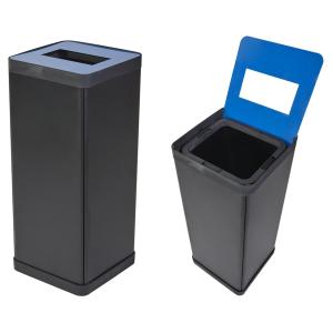 Wertstoffsammelbox für Restmüll, schwarz/ grün, 50 Liter ALBA PBCORBN V (3129710017263)