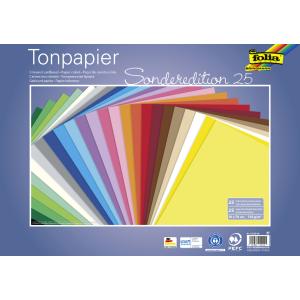 Tonpapier, (B)350 x (H)500 mm, 130 g/ qm, sortiert folia 6735/25 99 (4001868049169)
