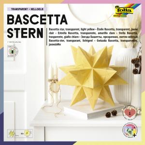 Faltblätter Bascetta-Stern, 200 x 200, hellgelb folia 811/2020 (4001868111934)