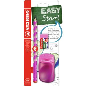 Schulset EASYgraph, für Rechtshänder, pink STABILO B-56681-3 (4006381566810)
