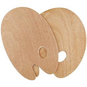 Farbmisch-Palette SOLO Goya, Holz, oval, 200 x 300 mm KREUL 41800 (4000798418007)
