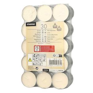 Teelichter, Durchmesser: 37 mm, weiß STARPAK 10397 (4002911103975)