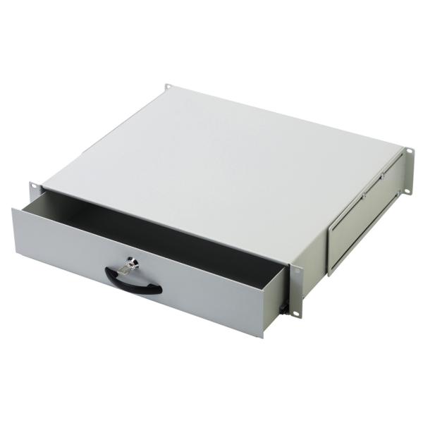 19' Dokumentenfach, 2 HE, lichtgrau (RAL 7035) DIGITUS DN-19 KEY-2U (4016032254751)