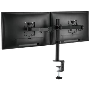 Doppel-Monitorarm, Armlänge: 390 mm, schwarz LogiLink BP0098 (4052792060027)