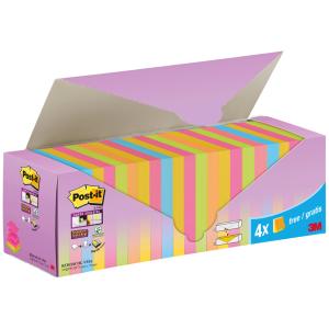 Haftnotizen Super Sticky Z-Notes, 76 x 76 mm, 20+4 Post-it R330-SSCY VP24 (4054596856004)