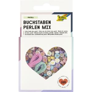 Buchstaben-Perlen Mix 'PASTELL' folia 32024 (4001868133370)