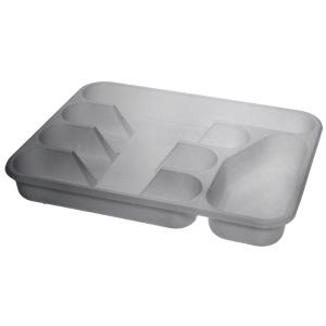 Besteckkasten, 5 Fächer, silber plast team 13940803 (5706773139439)