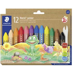 Wachsmalkreide Noris junior 224 Kartonetui 18 Farben sechskant STAEDTLER 224 C18 (4007817075142)
