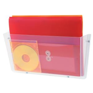 Wandprospekthalter 'DocuPocket', DIN A4 quer deflecto 63201 (0079916632018)