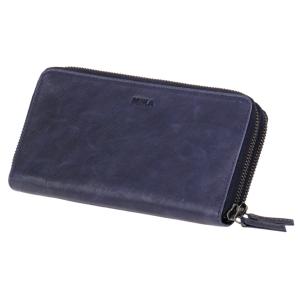 Damengeldbörse, aus Leder, Farbe: navy MIKA 42173 (4021068421732)