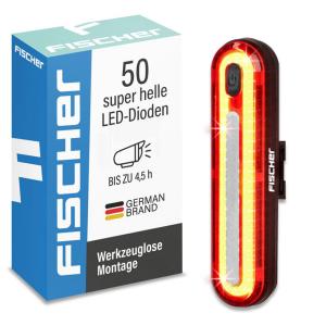 Fahrrad-LED-Rückleuchte, 50 Dioden FISCHER 50089 (4008153500893)