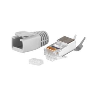 BASIC-S RJ45-Stecker-Set, Kat.5e - 8, grau shiverpeaks BS72067-10GR (4017538065544)
