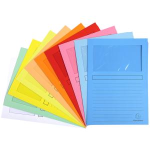 Sichtmappe SUPER, DIN A4, 160 g/ qm, sortiert EXACOMPTA 50450E (3130630504504)
